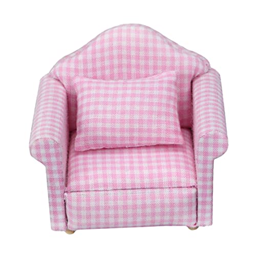 Milisten 1Satz Sofa Modell Für Puppenhaus Mit Kissen Kleines Möbelstück Für DIY Lebensechte Miniaturmöbel Für Dekoratives Zubehör Für Puppenhaus Szenen Milisten 1Satz Sofa Modell Für Puppenhaus Mit Kissen Kleines Möbelstück Für DIY Lebensechte Miniaturmöbel Für Dekoratives Zubehör Für Puppenhaus Szenen von Milisten