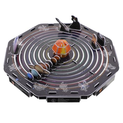 Milisten 1Satz Solarplaneten Puzzle Für Bildungsspielzeug Kreativität Und Problemlösungsfähigkeiten DIY Für Kleine Astronauten Im Alter Von Jahren von Milisten