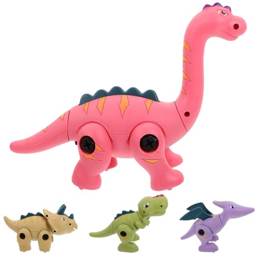 Milisten Dinosaurier Spielzeug Satz zum Zerlegen Bauspielzeug für Kinder Zerlegbares Dinosaurier Modellspielzeug Lernspielzeug aus Plastik Kreatives Zusammenbau Spielzeug von Milisten