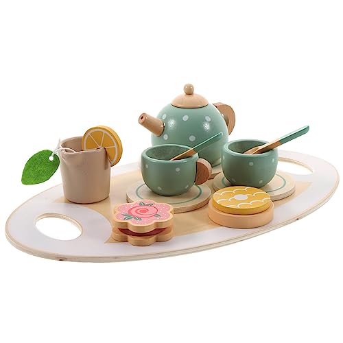 Milisten 1Satz Tee Set Für Holzspielzeug Teeservice Mit Teekannen Und Tassen Rollenspiel Geschirr Für Kleinkinder Für Nachmittagstee Und Kreative Spielstunden Milisten 1Satz Tee Set Für Holzspielzeug Teeservice Mit Teekannen Und Tassen Rollenspiel Geschirr Für Kleinkinder Für Nachmittagstee Und Kreative Spielstunden von Milisten