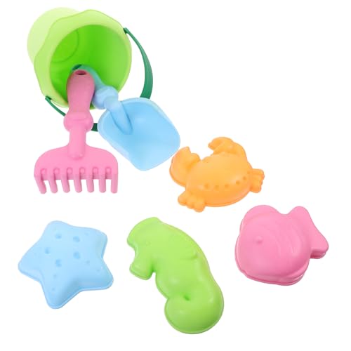 Milisten 1Satz Teiliges Sandspielzeug für Outdoor Wasser und Sandspielzeuge mit Eimer Rechen und Formen für Strandspaß und Sommeraktivitäten Milisten 1Satz Teiliges Sandspielzeug für Outdoor Wasser und Sandspielzeuge mit Eimer Rechen und Formen für Strandspaß und Sommeraktivitäten von Milisten