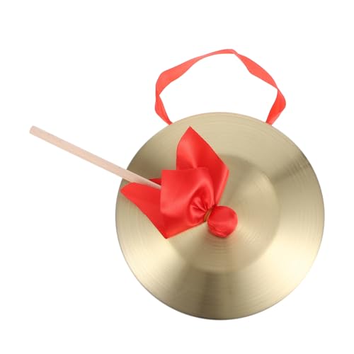 Milisten 1Satz Traditionelles Handgong Instrument für Kupfer Gong mit Schlägel Vielseitiges Percussion für Aufführungen und Laute Klänge für Partys und Besondere Anlässe von Milisten