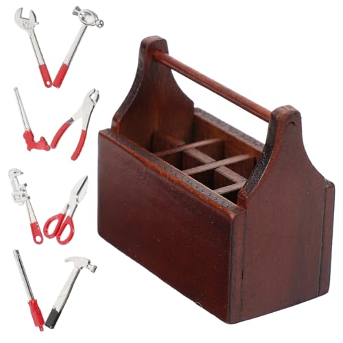 Milisten 1Satz Werkzeugkasten Für Puppenhaus Zubehör Realistische Mini Deko Element Für DIY Mini Hausmodelle Und Rollenspiele Milisten 1Satz Werkzeugkasten Für Puppenhaus Zubehör Realistische Mini Deko Element Für DIY Mini Hausmodelle Und Rollenspiele von Milisten