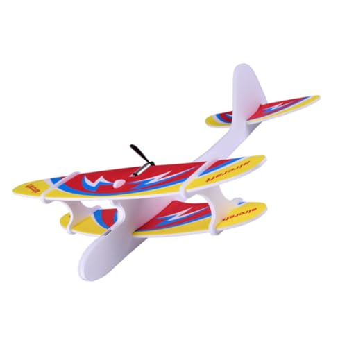 Milisten Wiederaufladbares Segelflugzeugspielzeug Satz für Kinder 1 Satz Elektrische Werfen Flugzeuge Lernspielzeug zur Praktischer Fähigkeiten Flugzeugwerfer für Draußen Spaß im Freien von Milisten