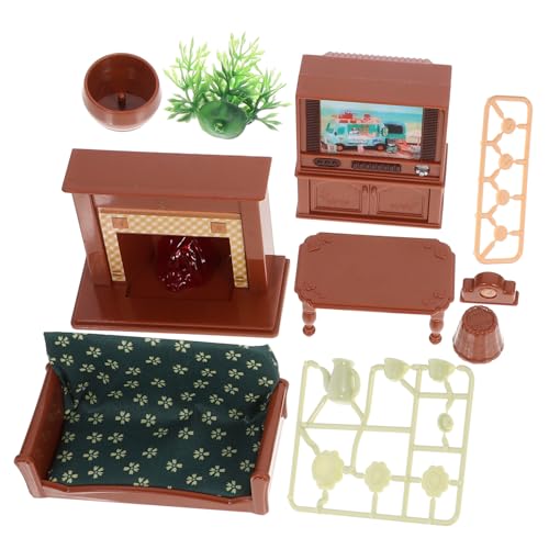 Milisten 1Satz Wohnzimmer Möbel Für Puppenhaus Dekoratives Zubehör Mit Exquisiten Details Für Schlafzimmer Wohnzimmer Für Puppenstubenmöbel von Milisten
