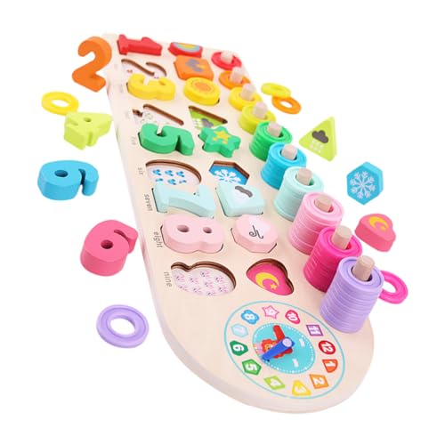 Milisten 1Satz Zahlen Puzzle für Kreatives Lernspielzeug Fähigkeiten Geeignet für Jungen und Mädchen Ab Jahr Pädagogisches Puzzle für Frühes Lernen von Milisten