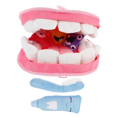 Milisten 1Satz Zahnpflege Für Pädagogisches Organ Plush Toy Interaktives Lernspielzeug Für Vorschulkinder Fördert Konzentration Und Beim von Milisten