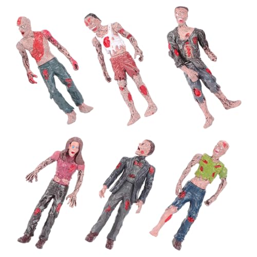 Milisten 1Satz Zombie aus Kunststoff Bewegliche Zombie Puppen für Halloween Dekoration und Streiche Langlebig und Gruselige Requisiten für Schaurige Partys und Veranstaltungen von Milisten