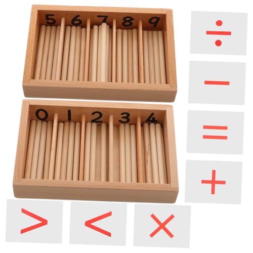 Milisten 1Set Box Mathematik Lehrmittel Montessori Zahlentafel Praktisches Leben Montessori Materialien Bildung Mathematik Kindergarten Mathe Spiele Mathe Spiele Khaki von Milisten