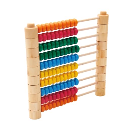 Milisten 1Stück Abacus aus Holz Abnehmbares Rechenwerkzeug für Lernspielzeug zur Frühkindlichen Bunt und Kreativ Gestaltet für Mathematikunterricht von Milisten