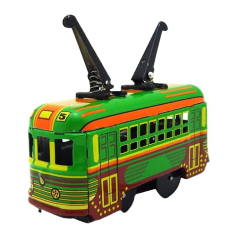 Milisten 1Stück Blechspielzeug Tramcar Nostalgisches Aufziehspielzeug für Sicher und Langlebig Perfektes Pädagogisches von Milisten