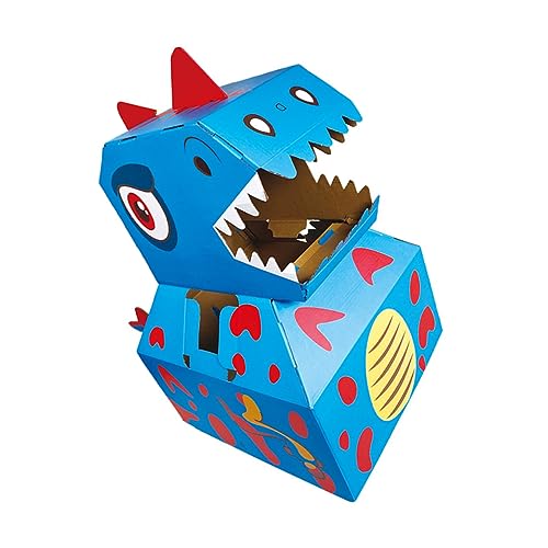 Milisten 1Stück DIY Dinosaurier Kartonmodell für Kreatives Bastelset Fantasie und Praktischen Fähigkeiten als für Geburtstage und Festivals von Milisten