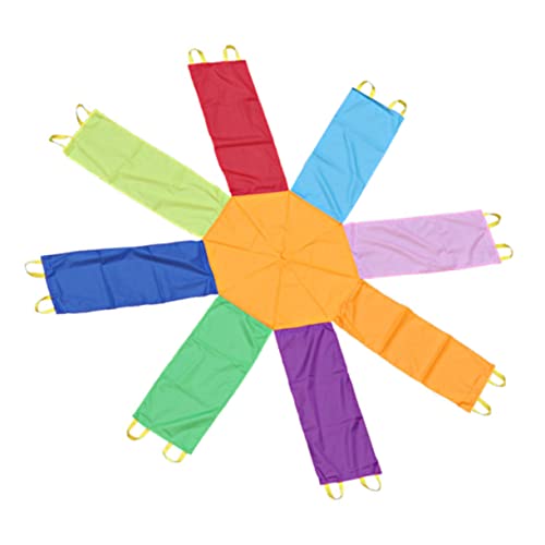 Milisten Achteckiges Regenbogen Spielzeug für Kinder Koordinationstrainingsspielzeug Körperliches Training Interaktives Outdoor Spielzeug 1 Stück von Milisten