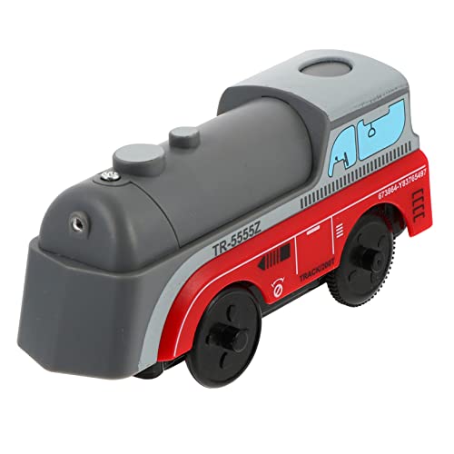Milisten Elektrische Lokomotive Spielzeug für Kinder Verbindbares Eisenbahnspielzeug Kognitives Spielzeug mit Magnetzug Attraktives Design für Besondere Anlässe von Milisten