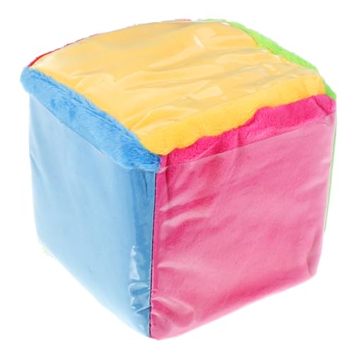 Milisten Plüsch Würfelspielzeug mit Kartenhalter für Kinder Lernspielwürfel Selbstgemacht Foto Würfel Pädagogisches Spielzeug zur Konzentration und Gedächtnis für Drinnen und Draußen von Milisten