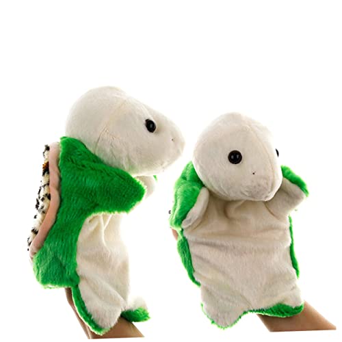 Milisten 1Stück Handpuppe Tier Grüne Schildkröte Aus Plüsch Interaktive Geschichtenpuppe Für Erwachsene Fördert Fantasie Und Kommunikation Für Eltern Junge Mädchen Interaktionen von Milisten