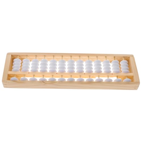 Milisten 1Stück Holz Abacus für Stelliges Rechenwerkzeug zur Frühen Mathematikbildung Leicht und Tragbar Geeignet für Kindergarten und Grundschule Kreatives Design Langlebiges Material von Milisten