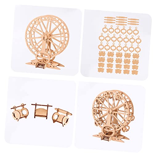 Milisten 1Stück Holz Riesenrad Modell DIY Puzzle Für Bildungsspielzeug Planung Und Denkfähigkeit Kreatives Handwerk Für Kleine Bastler Milisten 1Stück Holz Riesenrad Modell DIY Puzzle Für Bildungsspielzeug Planung Und Denkfähigkeit Kreatives Handwerk Für Kleine Bastler von Milisten