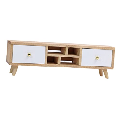 Milisten 1Stück Holz Tv Kabinett Für Puppenhaus Dekorative Micro Möbel Mit Perfektes Zubehör Für Mini Raumgestaltung Und Puppenhaus Dekoration Milisten 1Stück Holz Tv Kabinett Für Puppenhaus Dekorative Micro Möbel Mit Perfektes Zubehör Für Mini Raumgestaltung Und Puppenhaus Dekoration von Milisten