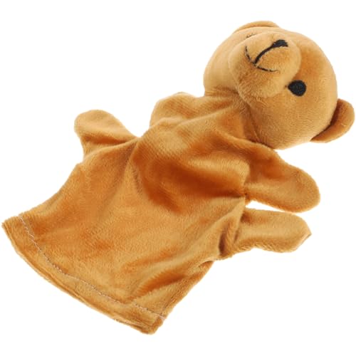 Milisten 1Stück Interaktive Tier Handpuppe Geschichtenerzählende Plüschpuppe für Kreatives Spiel Cartoon Plüschbär für Jahre Fördert Kommunikation Fantasie von Milisten