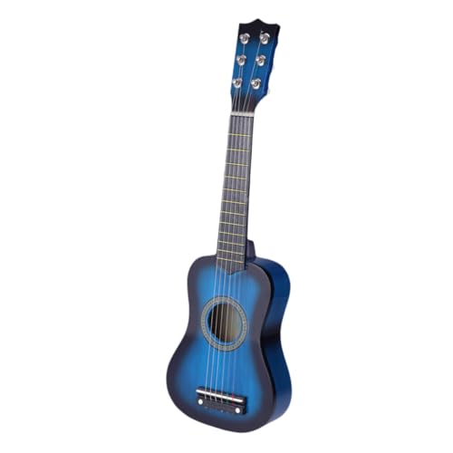 Milisten 1Stück Kindergitarre Aus Holz Tragbares Musikspielzeug Für Kreatives Musikalität Und Kreativität Blau Milisten 1Stück Kindergitarre Aus Holz Tragbares Musikspielzeug Für Kreatives Musikalität Und Kreativität Blau von Milisten