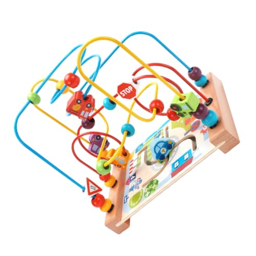 Milisten 1Stück Labyrinth für Pädagogisches Holzspielzeug Motorik und Hand Auge Koordination für Jungen und Ab Jahren Farbenfrohes Design von Milisten