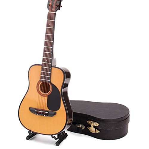 Milisten 1Stück Mini Gitarrenmodell Dekorative Haushaltsgitarre Realistische Nachbildung für Musikliebhaber und Foto Requisite Verarbeitung Milisten 1Stück Mini Gitarrenmodell Dekorative Haushaltsgitarre Realistische Nachbildung für Musikliebhaber und Foto Requisite Verarbeitung von Milisten
