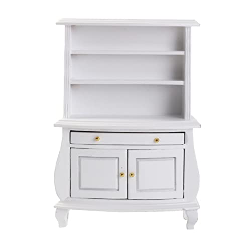 Milisten 1Stück Mini House Möbel Modellschrank Holzschrank Für Puppenhaus Dekoration Zubehör Für Wohnzimmer Für DIY Puppenhaus Projekte von Milisten