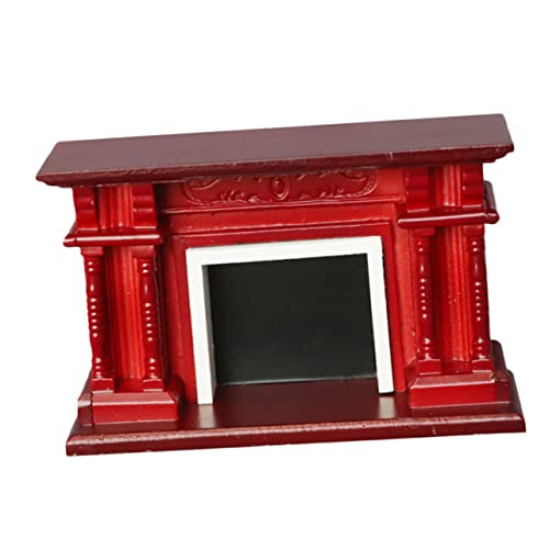 Milisten 1Stück Mini Kamin Modell Ornament Für Puppenhaus Mikrokamin Möbelstück Im Retro Stil Für DIY Einrichtung Und Kreative Dekoration Mini Häusern von Milisten