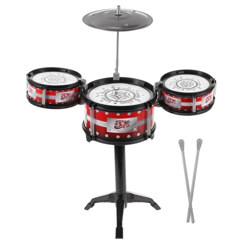 Milisten 1Stück Mini Percussion Set für Musikalische Bildung mit Drums Rot Kindgerechtes Schlagzeug Set ohne Schädliche Substanzen für Frühe und Spaß Am Musizieren Milisten 1Stück Mini Percussion Set für Musikalische Bildung mit Drums Rot Kindgerechtes Schlagzeug Set ohne Schädliche Substanzen für Frühe und Spaß Am Musizieren von Milisten