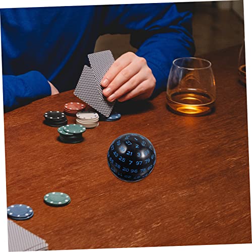 Milisten 1Stück Seitiger Acryl Würfel für Brettspiele Multifunktionale Tischspiel Requisite für Partys und Spieleabende Langlebig und Wiederverwendbar Kinderspielzeug für Freude von Milisten