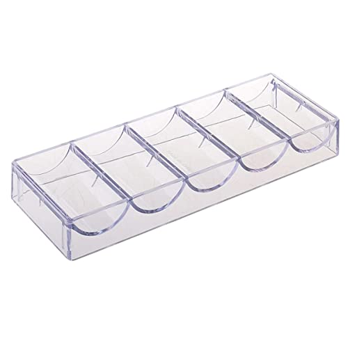 Milisten 1Stück Transparente Aufbewahrungsbox Für Spielchips Kreativer Chips Organizer Für Poker Und Partys Chips Kapazität Langlebig Und Praktisch Sorgt Für Ordnung von Milisten