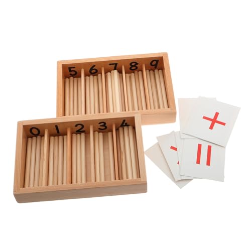 Milisten 1set-Box Hilfsmittel Für Den Matheunterricht Beschäftigtes Brett Montessori- Montessori Mathespielzeug Materialien Für Montessori-Mathematik Vorschulspielzeug Holz Khaki Milisten 1set-Box Hilfsmittel Für Den Matheunterricht Beschäftigtes Brett Montessori- Montessori Mathespielzeug Materialien Für Montessori-Mathematik Vorschulspielzeug Holz Khaki von Milisten
