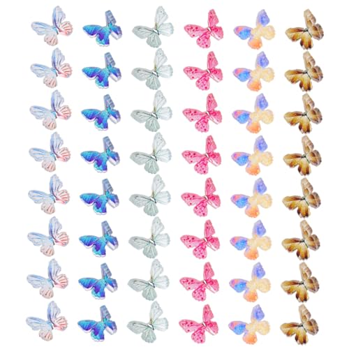 Milisten 2 Boxen Micro Landscape Decor Mini-Sachen Schmetterlinge Schmuck Schmetterlinge Puppenhauslieferungen Schmetterlinge Dekoration Landschaftsornament Puppenhauszubehör Harz von Milisten