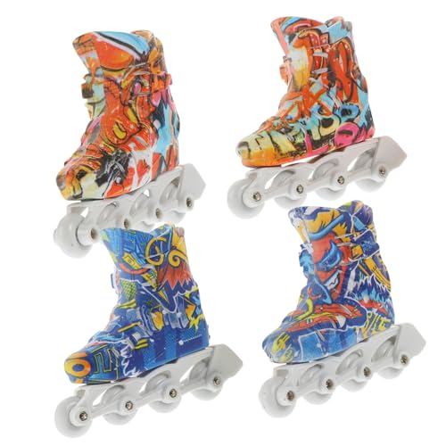 Milisten 2 Finger Rollschuh Faltbare Mini Eislaufschuhe für Lernspielzeug für Kreative Spielmomente Geschenkidee für Sportliebhaber Milisten 2 Finger Rollschuh Faltbare Mini Eislaufschuhe für Lernspielzeug für Kreative Spielmomente Geschenkidee für Sportliebhaber von Milisten