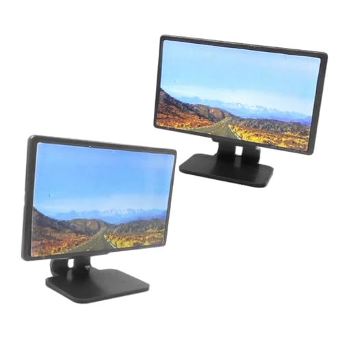 Milisten 2 Maßstab Robuste Kunststoff-miniaturfernseher für Puppenhaus Moderne Wohnzimmerdekoration Langlebige Kleine Wohnzimmereinrichtung Zubehör für Winzige Dollhouse-szenerien Milisten 2 Maßstab Robuste Kunststoff-miniaturfernseher für Puppenhaus Moderne Wohnzimmerdekoration Langlebige Kleine Wohnzimmereinrichtung Zubehör für Winzige Dollhouse-szenerien von Milisten