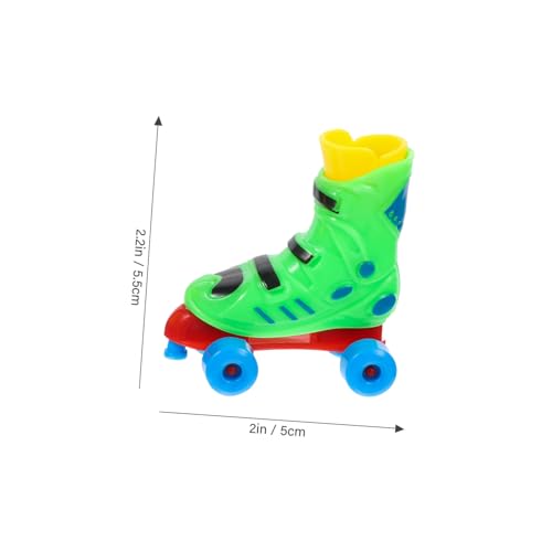 Milisten 2 Paar Kleine Finger Rollschuhe aus Kunststoff Farbenfrohes Dekorationsset zur Stressreduktion und Unterhaltung Geeignet als Miniatur Dekoration und Edukatives Zufällige Farbe Milisten 2 Paar Kleine Finger Rollschuhe aus Kunststoff Farbenfrohes Dekorationsset zur Stressreduktion und Unterhaltung Geeignet als Miniatur Dekoration und Edukatives Zufällige Farbe von Milisten