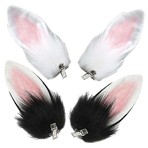 Milisten 2 Paare Hasenohren Haarspangen Lustige Cosplay Party Requisiten für Zubehör für Karneval Maskerade und Festlichkeiten Milisten 2 Paare Hasenohren Haarspangen Lustige Cosplay Party Requisiten für Zubehör für Karneval Maskerade und Festlichkeiten von Milisten