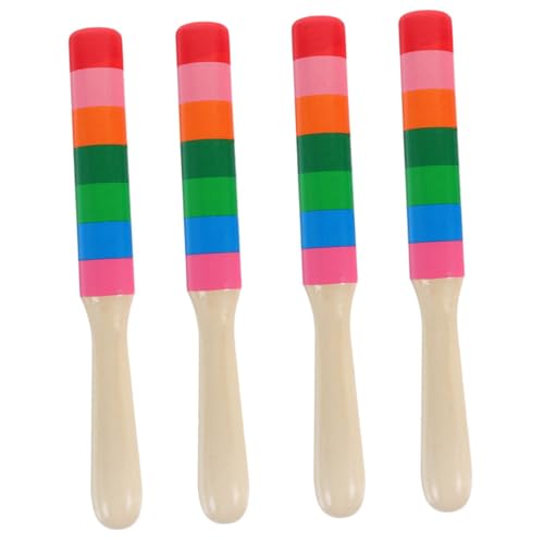 Milisten 2 Paare Holz Rhythmus Sticks Musikinstrumente für Percussion zur Verbesserung des Rhythmus der Musikbildung Holzstöcke für Unterricht Milisten 2 Paare Holz Rhythmus Sticks Musikinstrumente für Percussion zur Verbesserung des Rhythmus der Musikbildung Holzstöcke für Unterricht von Milisten