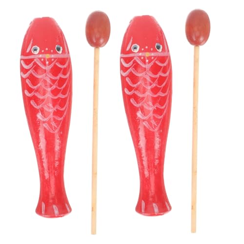 Milisten 2 Paare Holzfisch Musikinstrumente Handklopfspielzeug für Hochwertiges Schlaginstrument für Kleine Musiker Fördert Spaß Kreativität Milisten 2 Paare Holzfisch Musikinstrumente Handklopfspielzeug für Hochwertiges Schlaginstrument für Kleine Musiker Fördert Spaß Kreativität von Milisten