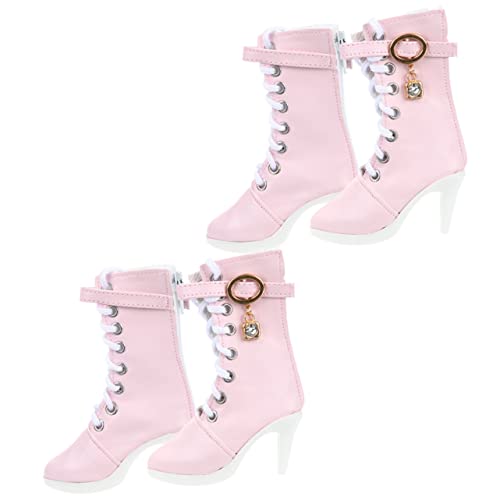 Milisten 2 Paare Puppen High Heel Stiefel Accessoires für Puppen zum Ankleiden für und Besondere Anlässe Milisten 2 Paare Puppen High Heel Stiefel Accessoires für Puppen zum Ankleiden für und Besondere Anlässe von Milisten