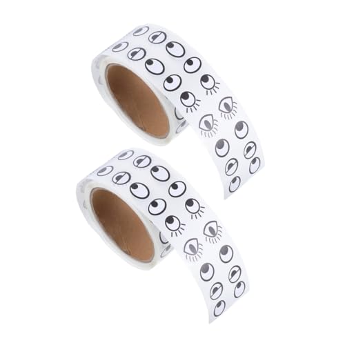 Milisten 2 Rollen Cartoon Augen Aufkleber Etiketten Zum Aufkleben Von Augen Zum Basteln Augapfel Aufkleber Bastelaugen Zum Aufkleben Von Wackelaugen Zum Basteln Augenaufkleber Zum Milisten 2 Rollen Cartoon Augen Aufkleber Etiketten Zum Aufkleben Von Augen Zum Basteln Augapfel Aufkleber Bastelaugen Zum Aufkleben Von Wackelaugen Zum Basteln Augenaufkleber Zum von Milisten