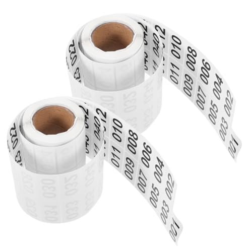 Milisten 2 Rollen Numerisches Etikett Etiketten Mit Inventarnummern Etikettenaufkleber Inventarabziehbilder Klassifizierungsetikett Nummeriertes Aufkleberetikett Hitzeempfindliche Aufkleber Milisten 2 Rollen Numerisches Etikett Etiketten Mit Inventarnummern Etikettenaufkleber Inventarabziehbilder Klassifizierungsetikett Nummeriertes Aufkleberetikett Hitzeempfindliche Aufkleber von Milisten