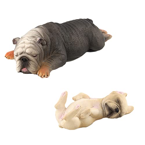 Milisten 2 STÜCK Solide Hunde Modellfiguren aus Kunststoff Realistische Miniatur Dekoration für Schreibtisch und Zuhause Detailreiche Tierfiguren als Kinderspielzeug und Dekorative Milisten 2 STÜCK Solide Hunde Modellfiguren aus Kunststoff Realistische Miniatur Dekoration für Schreibtisch und Zuhause Detailreiche Tierfiguren als Kinderspielzeug und Dekorative von Milisten