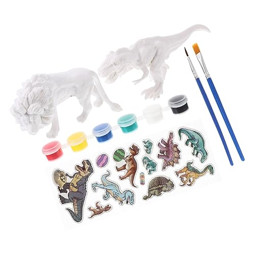 Milisten 2 Sätze DIY Dinosaurier Malset für Färbbaren Dinosaurier Modellen für Kreative Bastelstunden oder Partyspielzeug Milisten 2 Sätze DIY Dinosaurier Malset für Färbbaren Dinosaurier Modellen für Kreative Bastelstunden oder Partyspielzeug von Milisten