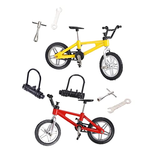 Milisten 2 Sätze Fingerbike aus Mini Finger Fahrradspielzeug für Tischwettkämpfe für Freizeitaktivitäten mit Beweglichen Milisten 2 Sätze Fingerbike aus Mini Finger Fahrradspielzeug für Tischwettkämpfe für Freizeitaktivitäten mit Beweglichen von Milisten