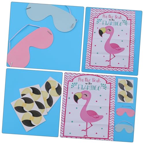 Milisten 2 Sätze Flamingo-Aufkleber Spielplakat Aufkleber für Kinderspiele Foto Aufkleber Stoff Rosa Milisten 2 Sätze Flamingo-Aufkleber Spielplakat Aufkleber für Kinderspiele Foto Aufkleber Stoff Rosa von Milisten