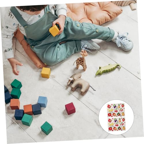 Milisten 2 Sätze Frucht Holzpuzzle für Kleinkinder Ab Monate Kreatives Lernspielzeug Motorik und Bildung Leichtes Sicheres Puzzle Plaything für Jungen und Mädchen von Milisten
