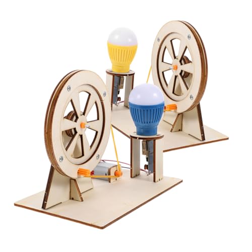 Milisten 2 Sätze Handkurbel Generator Teiliges DIY Modell für Pädagogisches für Frühe Wissenschaftsbildung und Kreative Experimente Zufällige Farbe Zufällige Farbe von Milisten