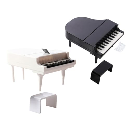 Milisten 2 Sätze Klaviermodell Kleinkinder Miniatur Miniklavier für Puppe Mini-Klavierverzierung Mini-Piano-Modell Mini-Möbelmodell Puppendekor Zubehör für Puppenhäuser Milisten 2 Sätze Klaviermodell Kleinkinder Miniatur Miniklavier für Puppe Mini-Klavierverzierung Mini-Piano-Modell Mini-Möbelmodell Puppendekor Zubehör für Puppenhäuser von Milisten